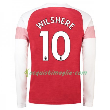 Divisa di Calcio Arsenal Wilshere 10 Prima 2018/2019 Manica Lunga